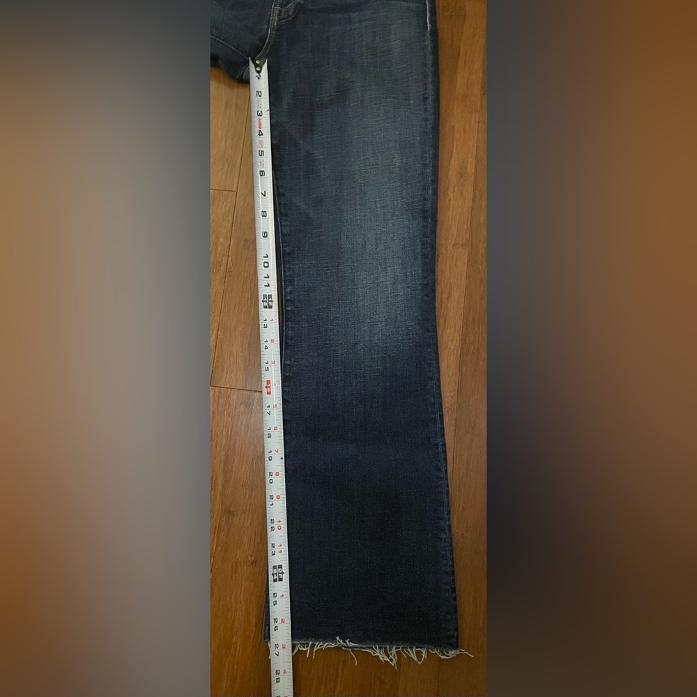 Mother Jeans Bootcut Ankle 26 Hustler Ankle Fray Lust for Life Luxury - Picture 13 of 16